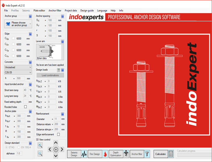 IndoExpert Professional Anchor Design Software