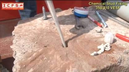 ICFS Chemical Anchor Bolt with Hex Nut & Plain Washer